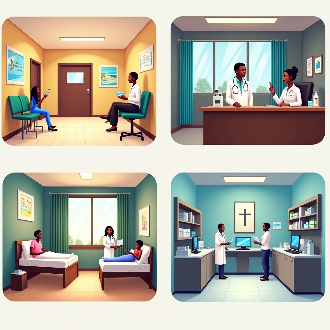 Modern Reception Area